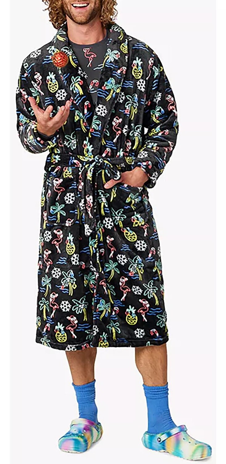 

Мужской суперплюшевый халат chubbies, черный