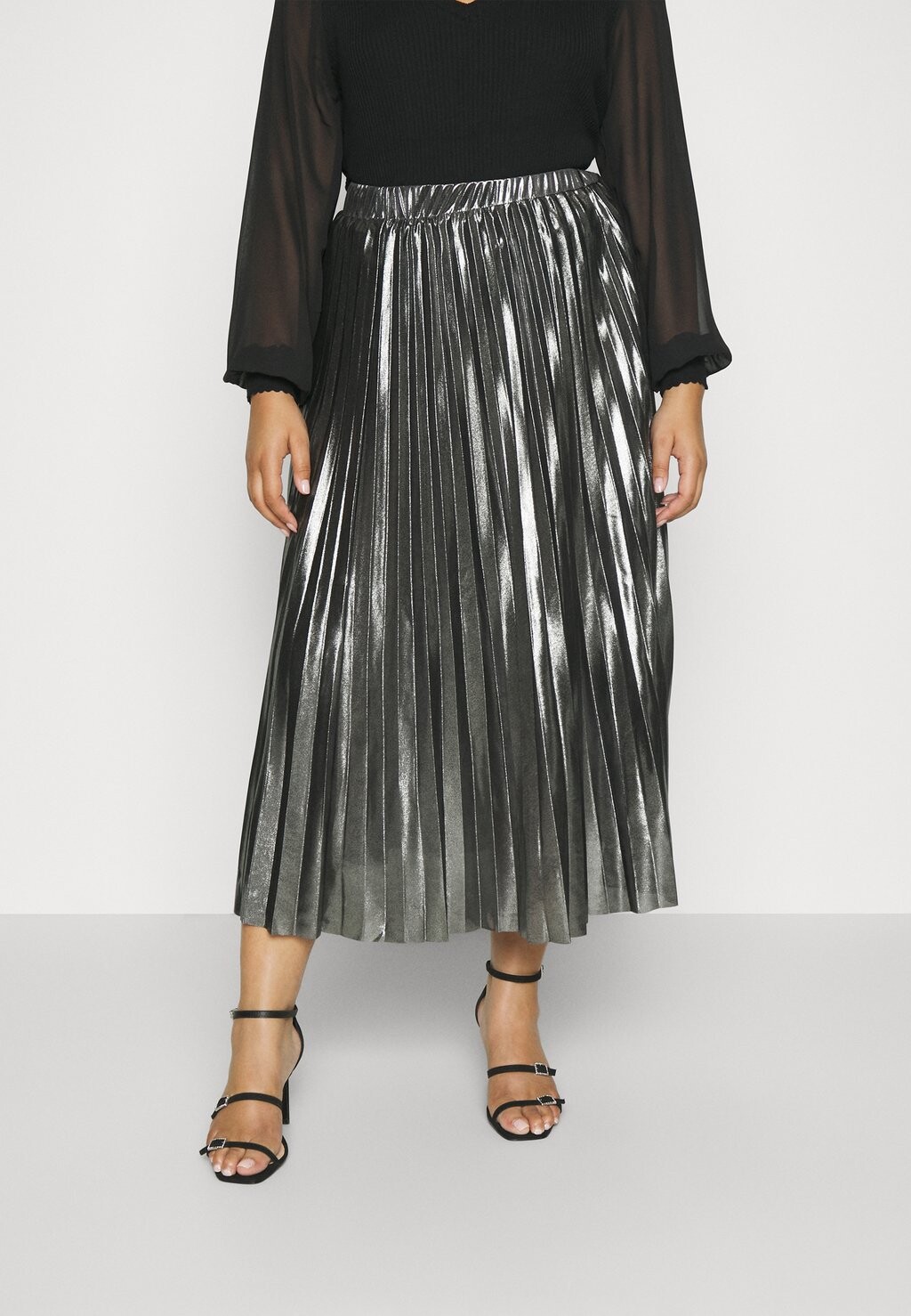 

Юбка плиссе CARHAILEY PLEATED SKIRT ONLY Carmakoma, черный