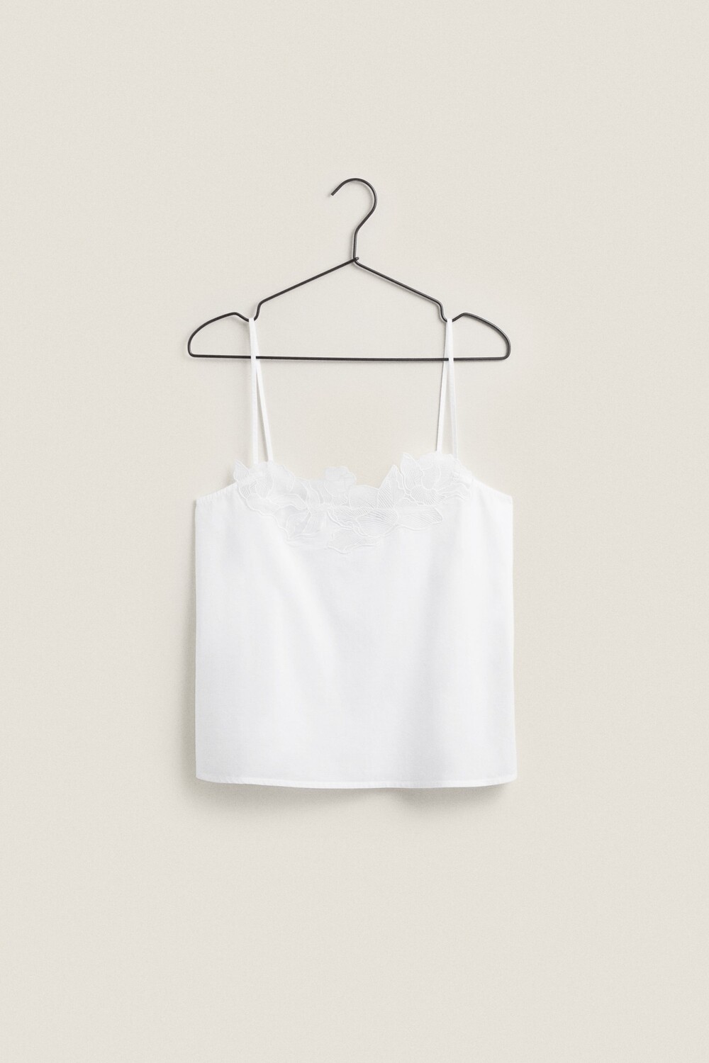 

Топ с цветочными рукавами Zara, белый