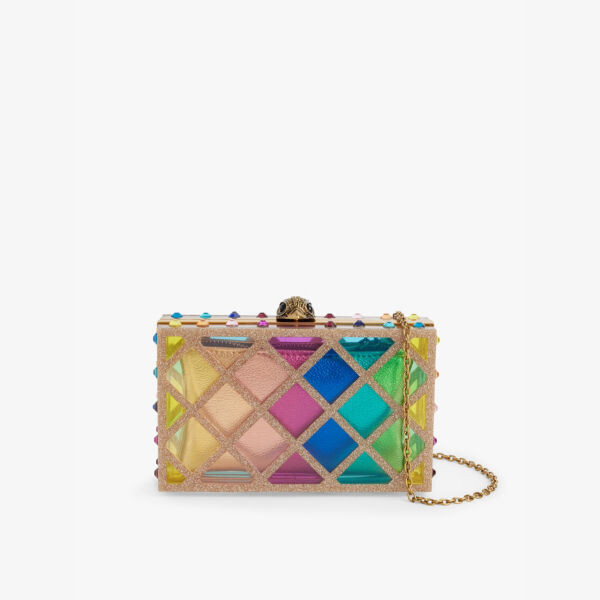 

Сумка-Клатч из акрила Crystal quilt box Kurt Geiger London, мультиколор
