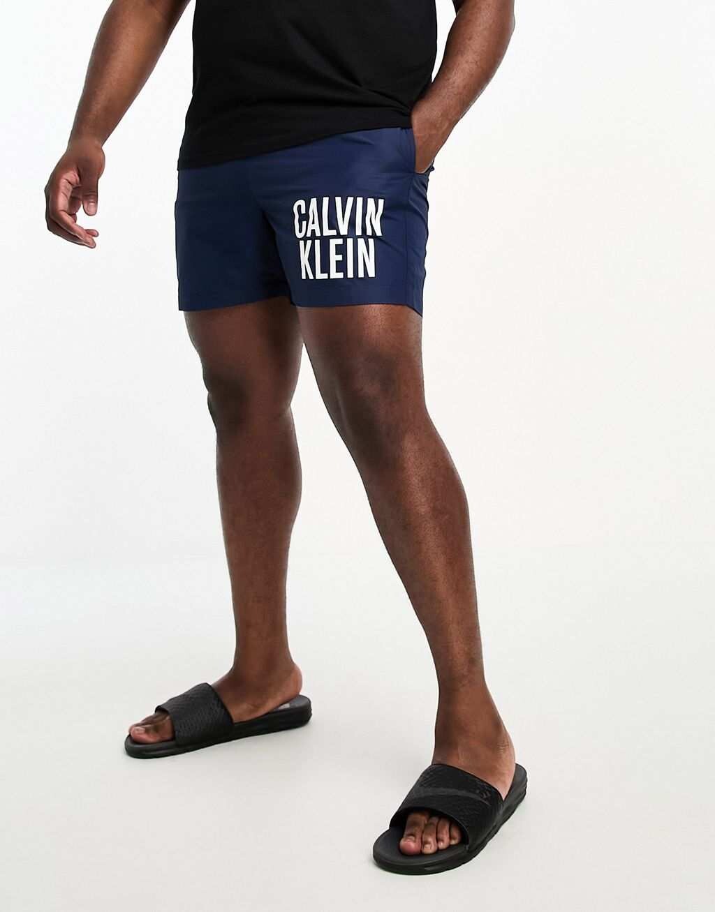 

Темно-синие шорты для плавания Calvin Klein Big & Tall