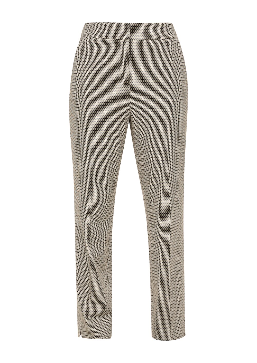 Расклешенные брюки со складками S.Oliver, бежевый
