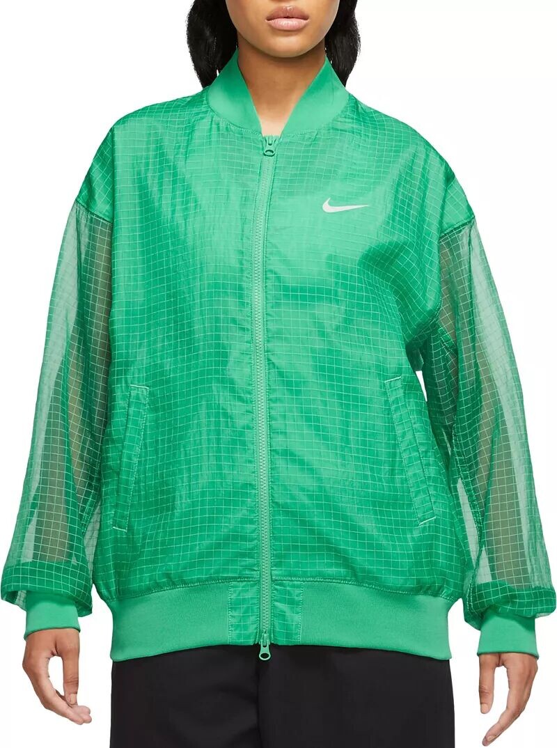 

Женская тканая университетская куртка-бомбер Nike Sportswear Essentials