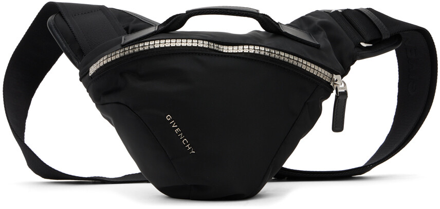 

Черная треугольная сумка с молнией G Givenchy