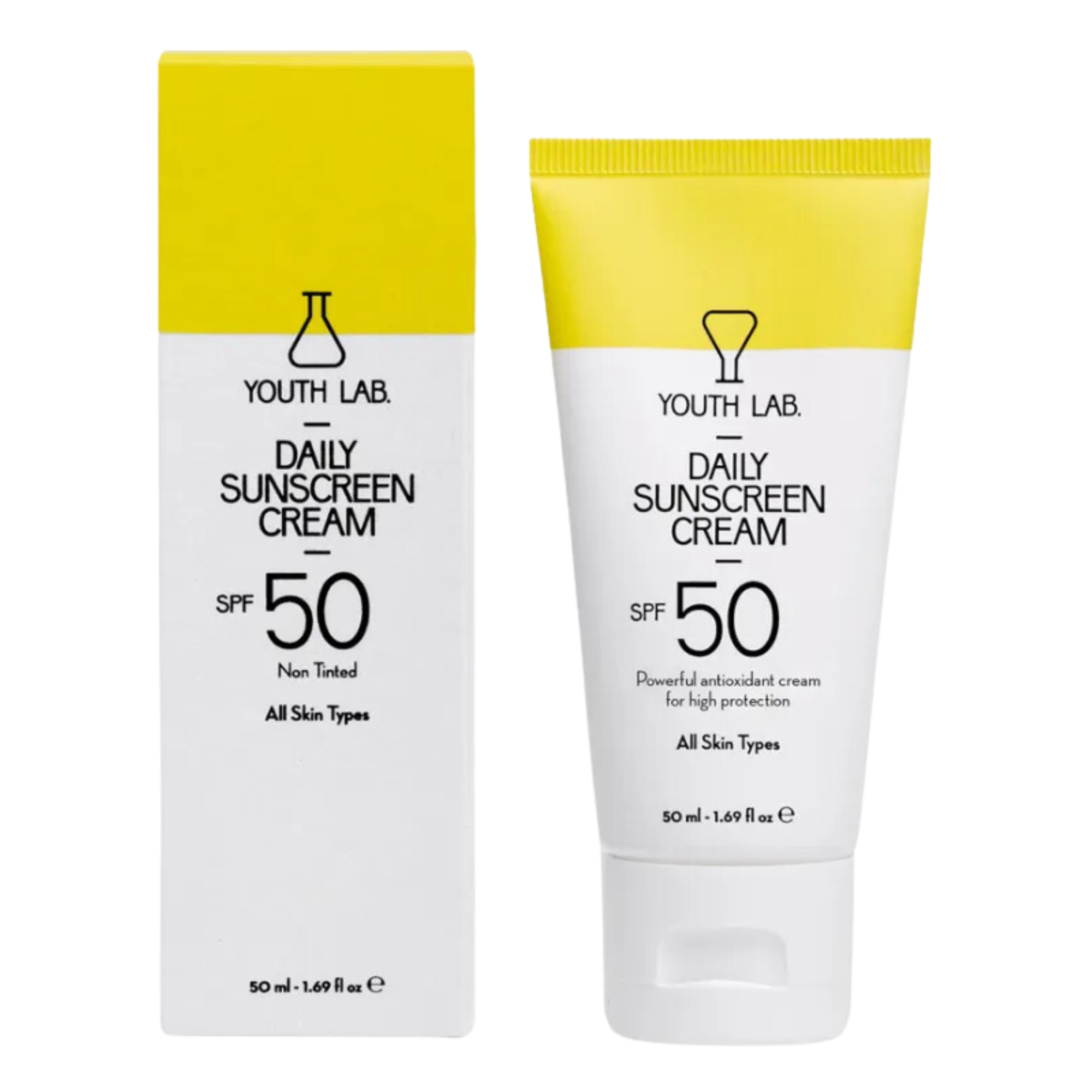 Защитный крем для лица spf50 Youth Lab. Daily Sunscreen, 50 мл солнцезащитный крем dermedic spf 50 для сухой и нормальной кожи 50 г