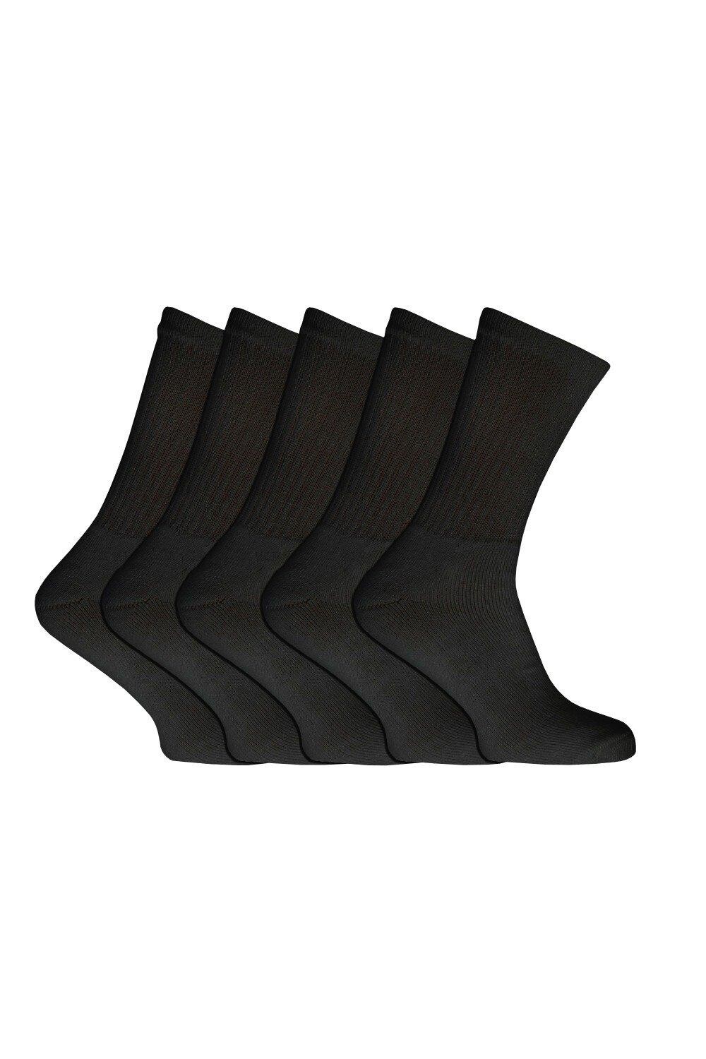 

Простые спортивные носки (5 шт.) Universal Textiles, черный