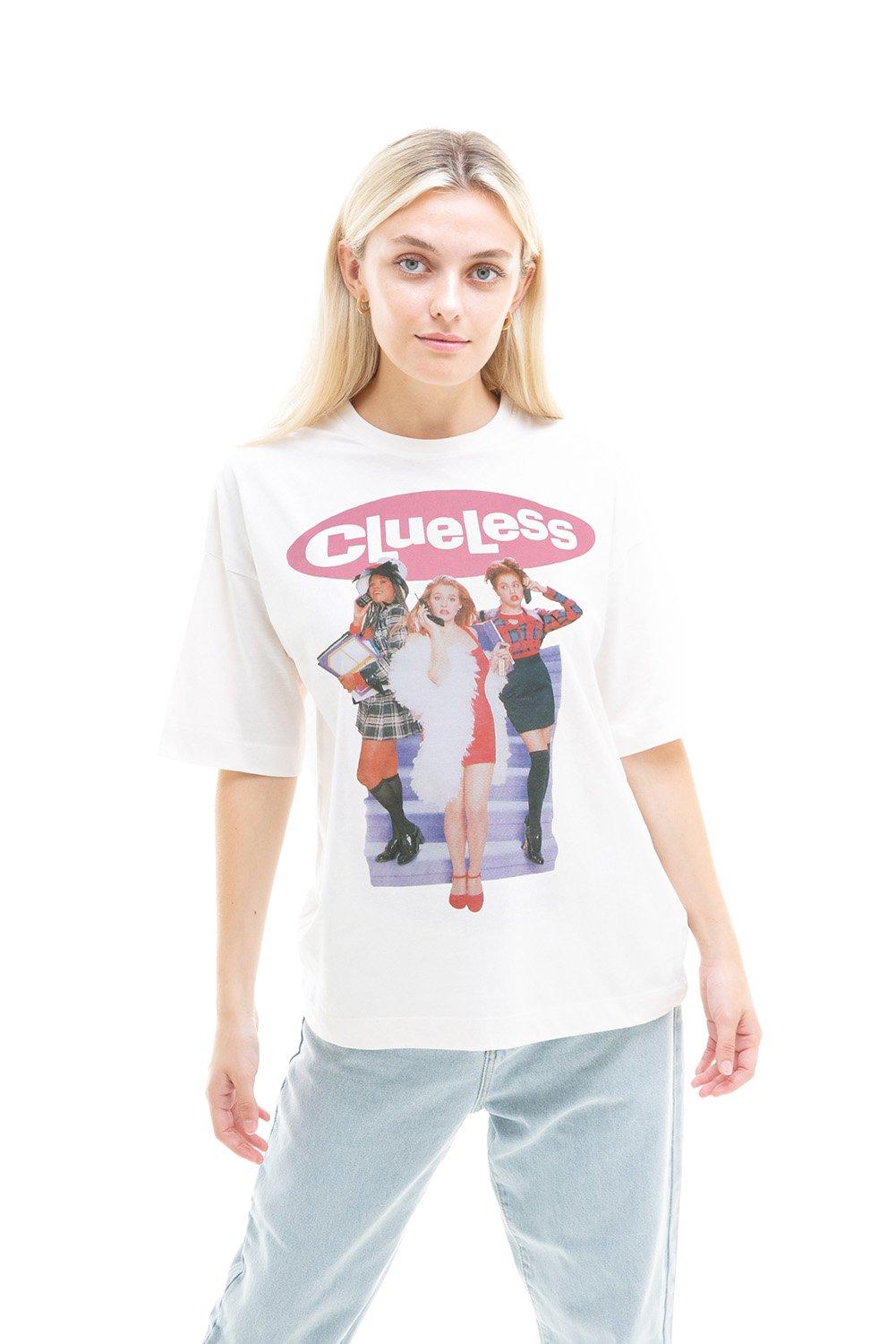 Женская классическая футболка Clueless Stairs, белый