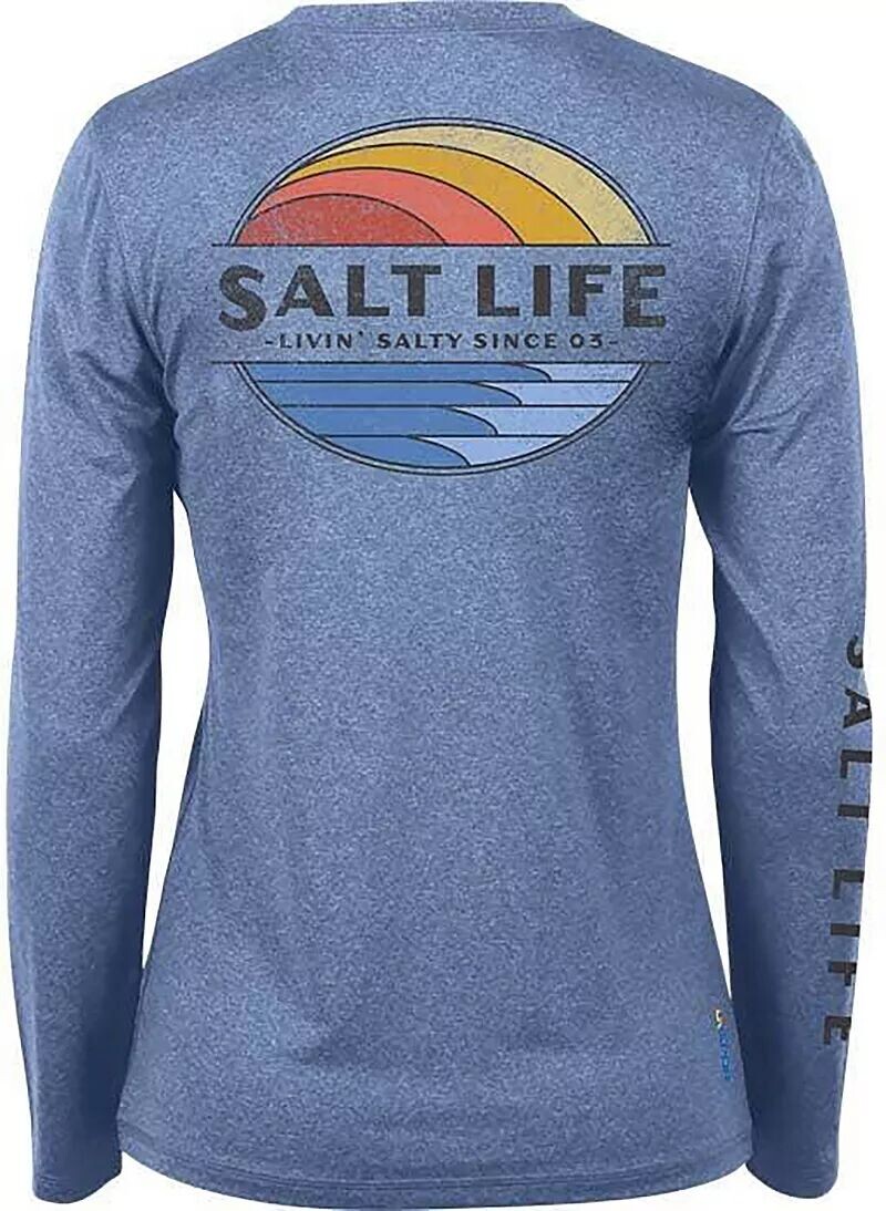 

Женская рубашка с длинным рукавом Salt Life Vintage Rays, лаванда