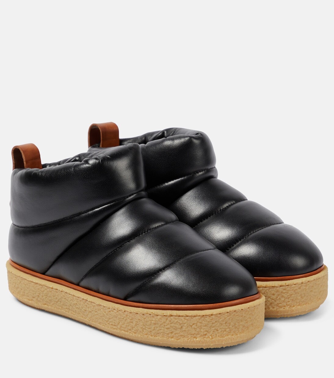 

Утепленные кожаные ботильоны Isabel Marant, черный