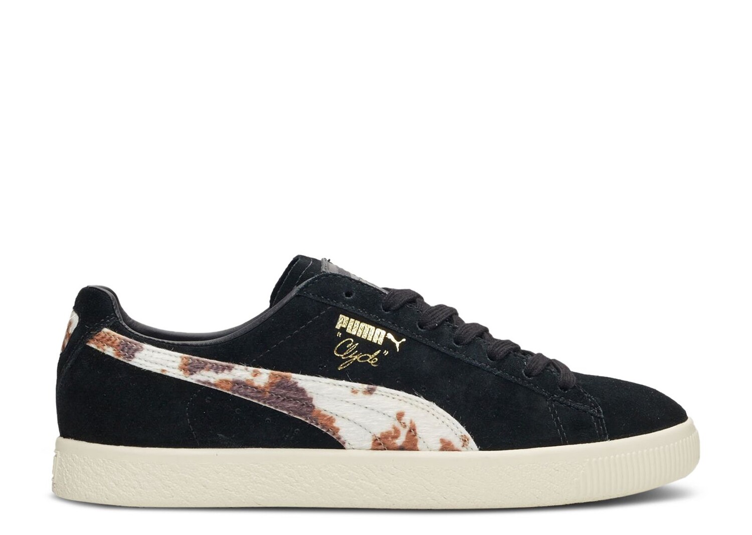 

Кроссовки Puma Packer X Clyde 'Cow Suit - Black', черный