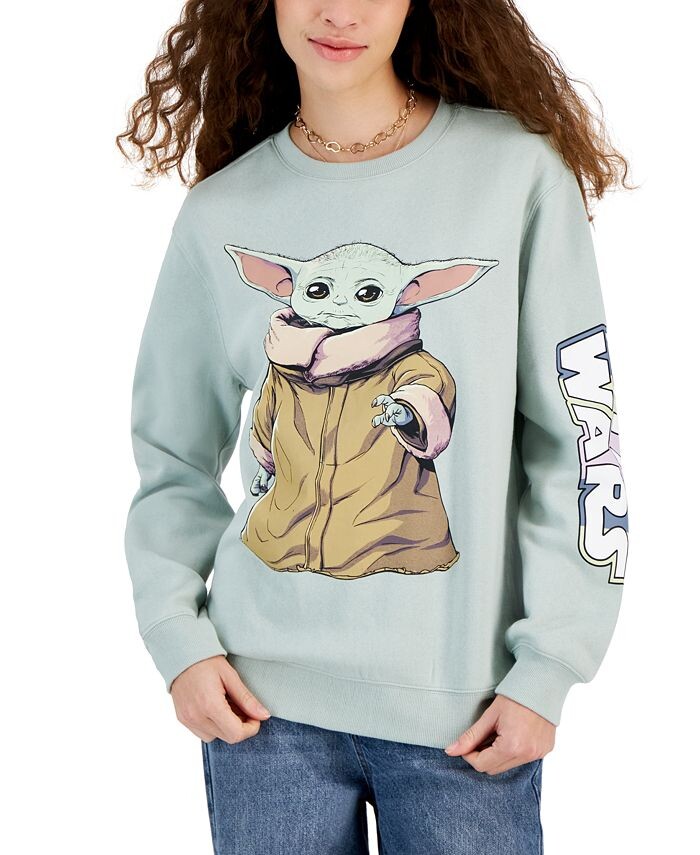 

Толстовка с длинными рукавами и рисунком The Child Star Wars, зеленый