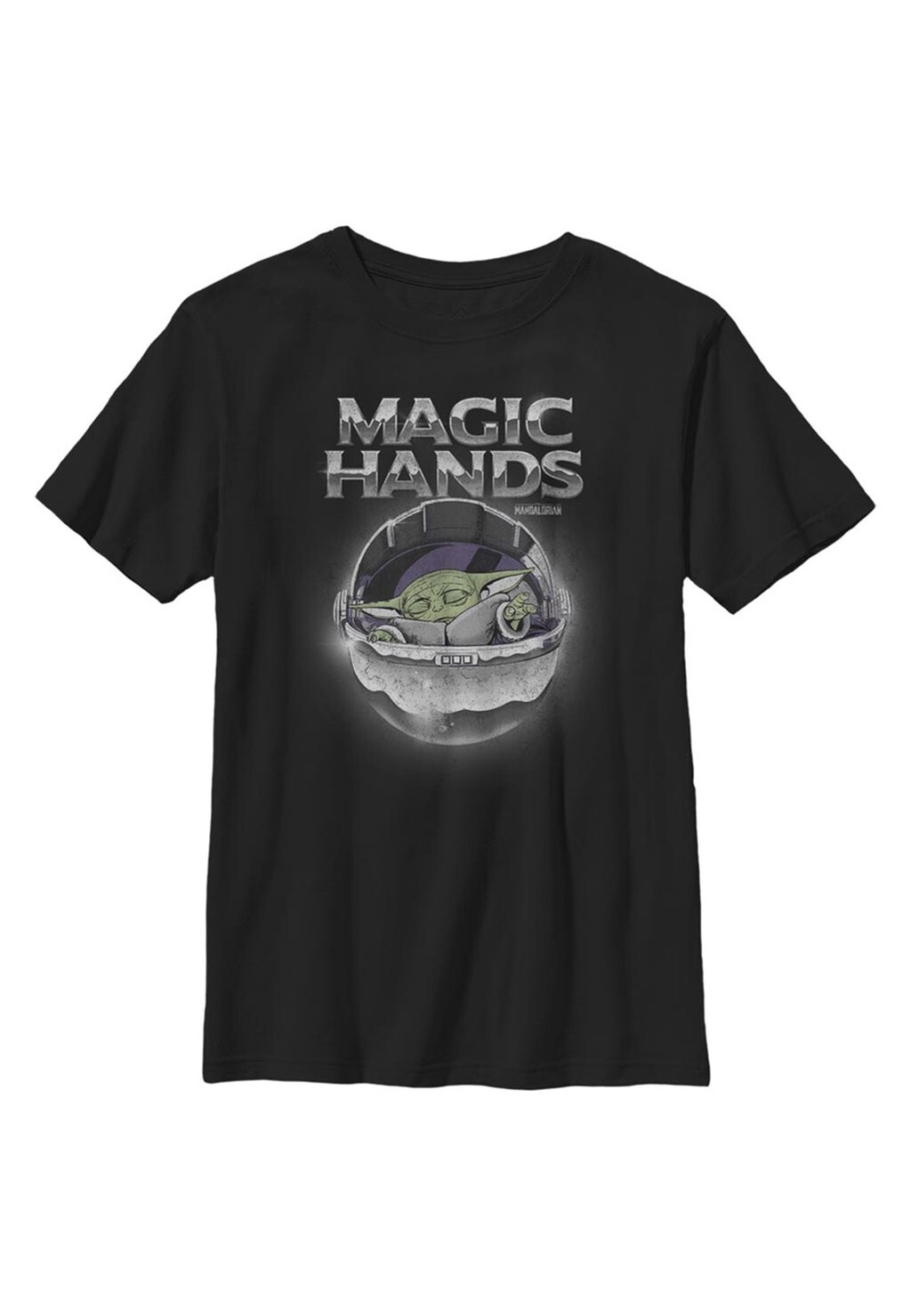 

Футболка с принтом STAR WARS: THE MANDALORIAN MAGIC CHROME Star Wars, черный