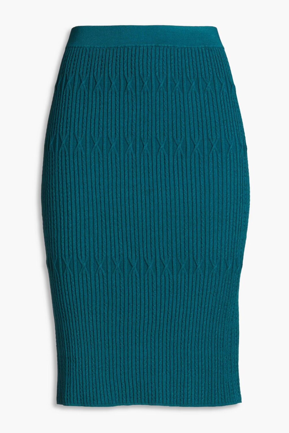 

Юбка-карандаш косой вязки Diane Von Furstenberg, бирюзовый