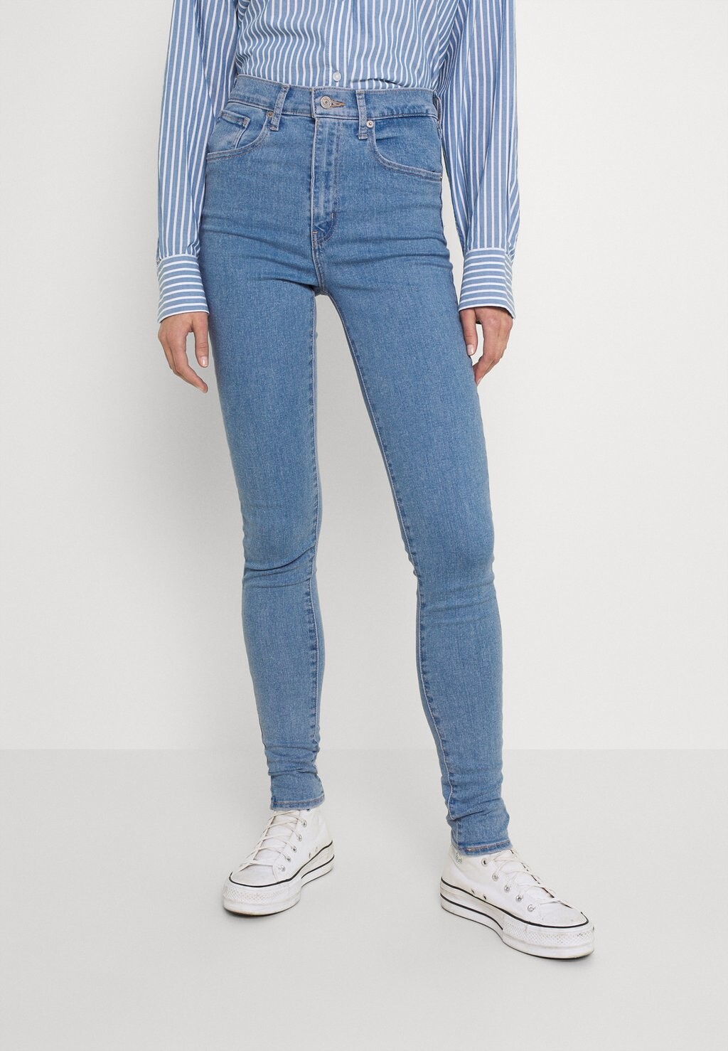 

Джинсы Skinny Fit Levi's Mile High Super Skinny, неаполитанский серый