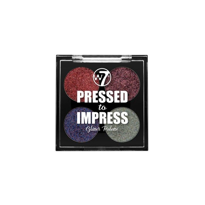 

Тени для век Pressed Glitter Paletas de Sombras W7, Style Icon