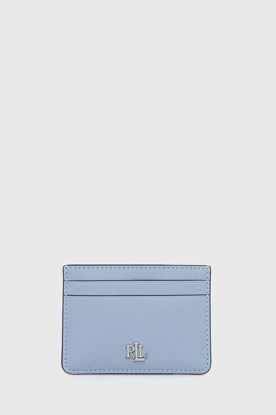 

Кожаный футляр для карт Lauren Ralph Lauren, синий