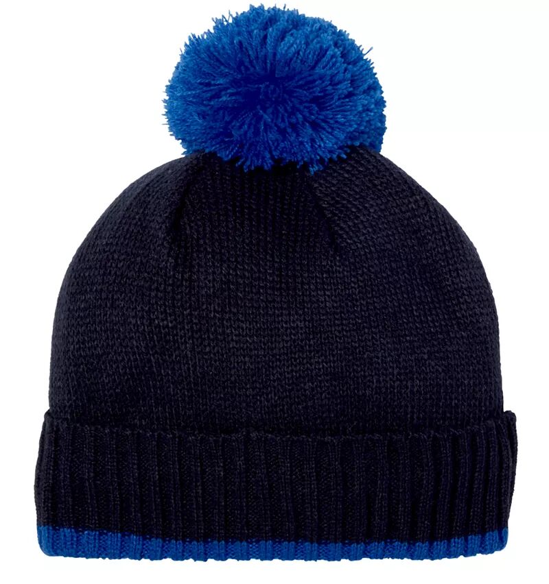 цена Уютная молодежная шляпа Northeast Outfitters с помпоном и цветными блоками, синий