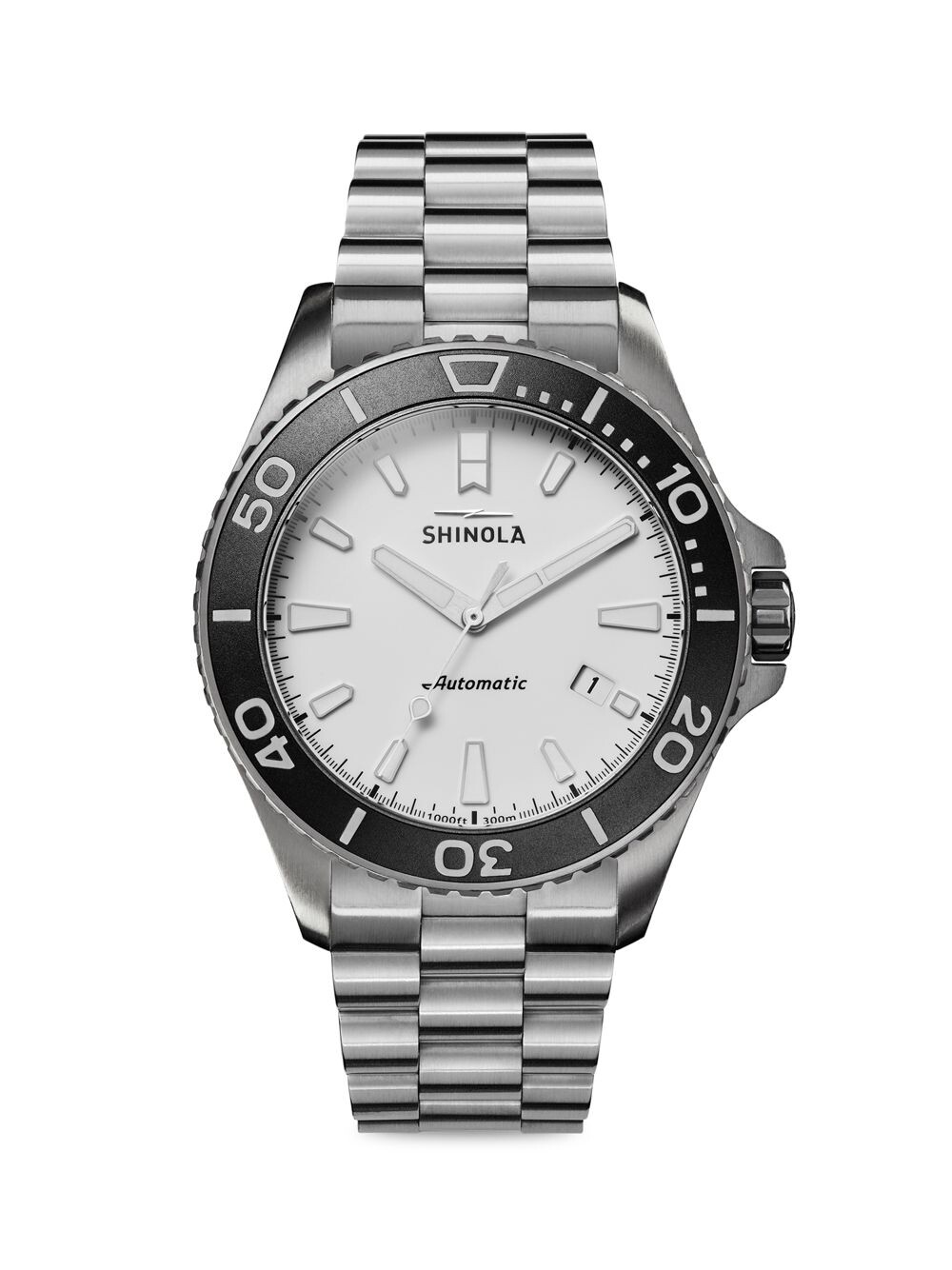 

Часы с матовым титановым браслетом Ice Monster Shinola, белый