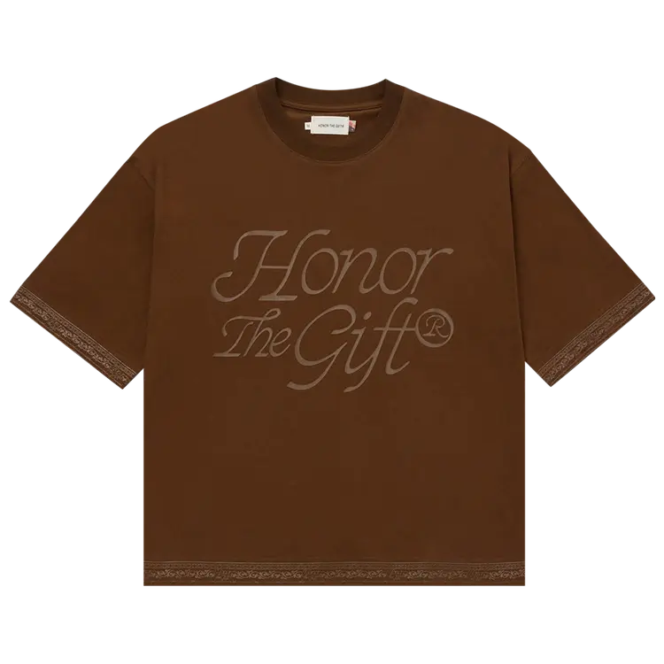 

Футболка Honor The Gift Box 'Brown', коричневый