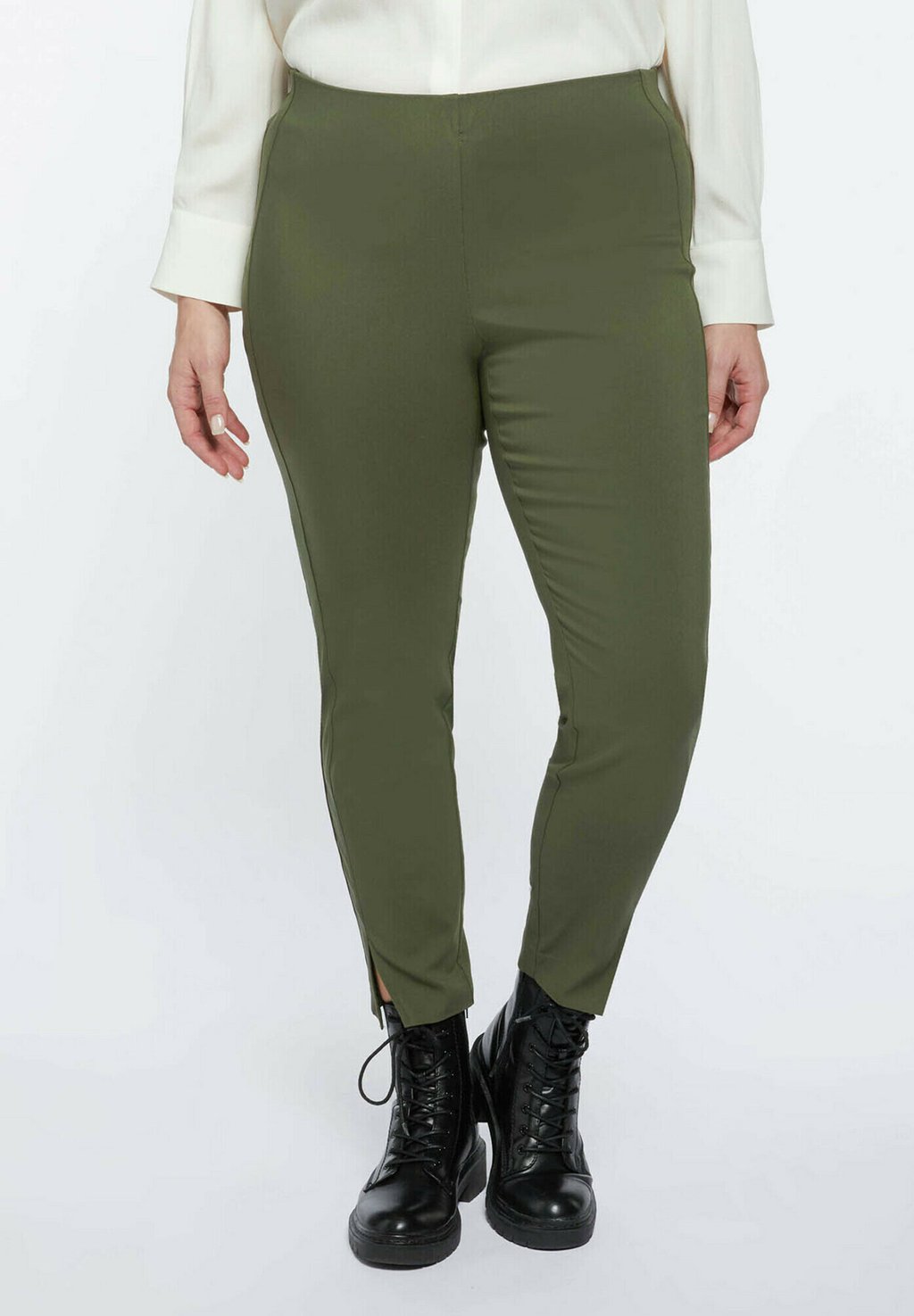 Тканевые брюки Fiorella Rubino, цвет verde брюки fiorella rubino бежевый