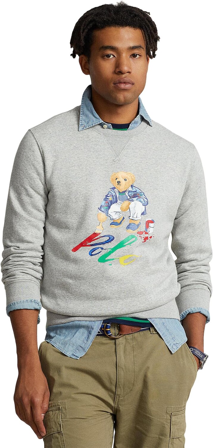 

Толстовка Polo Bear Fleece Sweatshirt Polo Ralph Lauren, цвет Cr23 Andover Htr Paint Bear