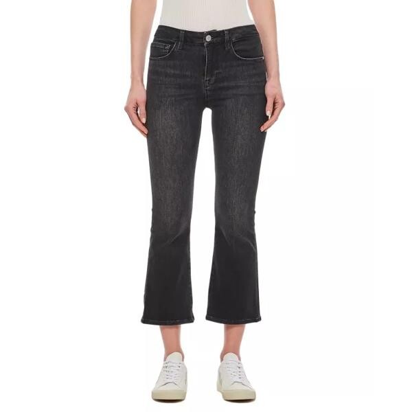 

Джинсы le crop mini bootcut cotton jeans Frame, черный