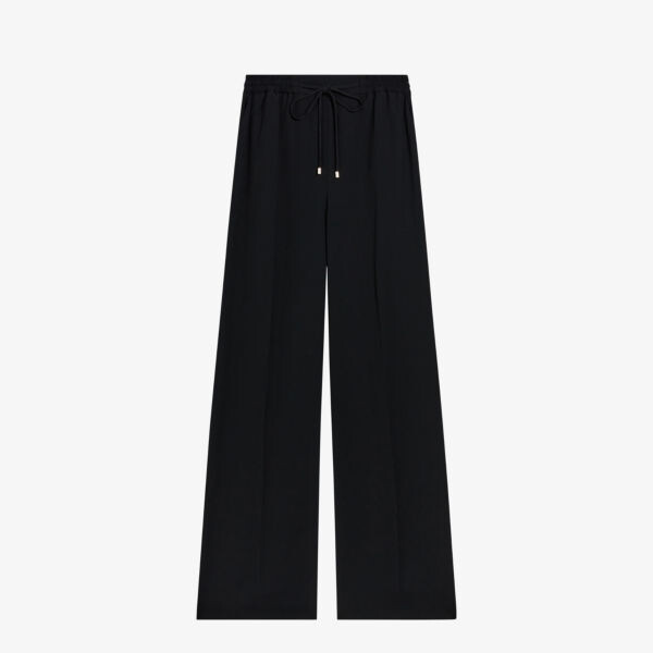 

Широкие плетеные брюки Liliaah с кулиской на талии Ted Baker, черный
