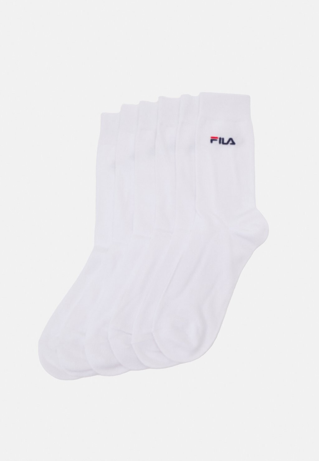 

Носки Lifestyle Plain Socks Unisex 6 Pack Fila, белые