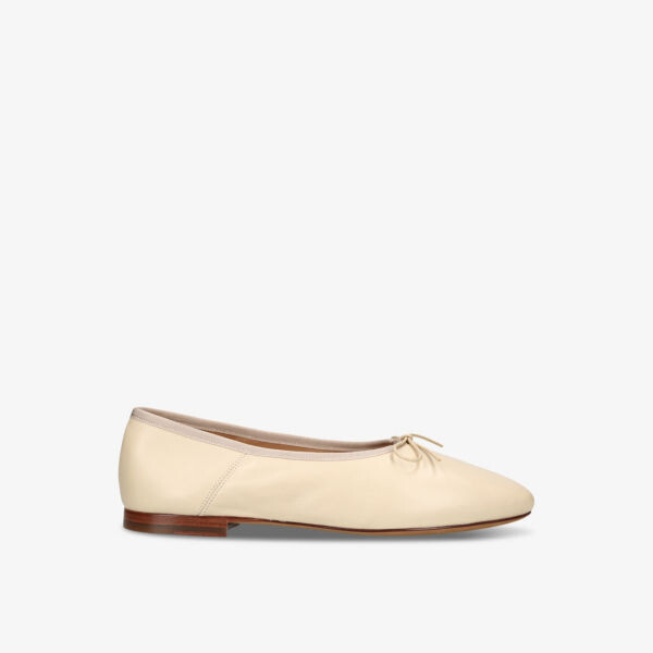 

Кожаные балетки Dream ballerina Mansur Gavriel, бежевый