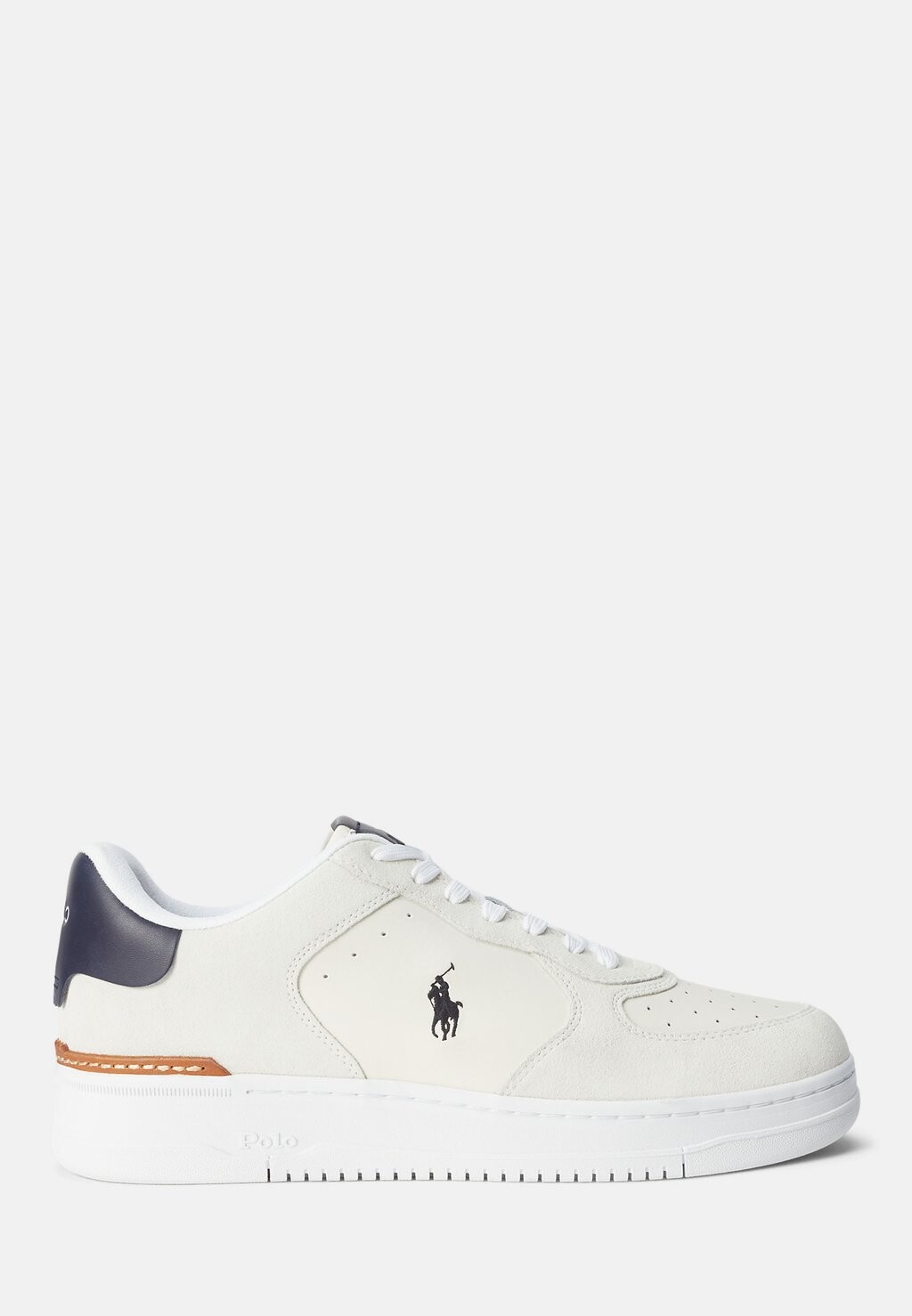 

Низкие кроссовки Masters Court Top Polo Ralph Lauren, цвет bianco/navy, Серый