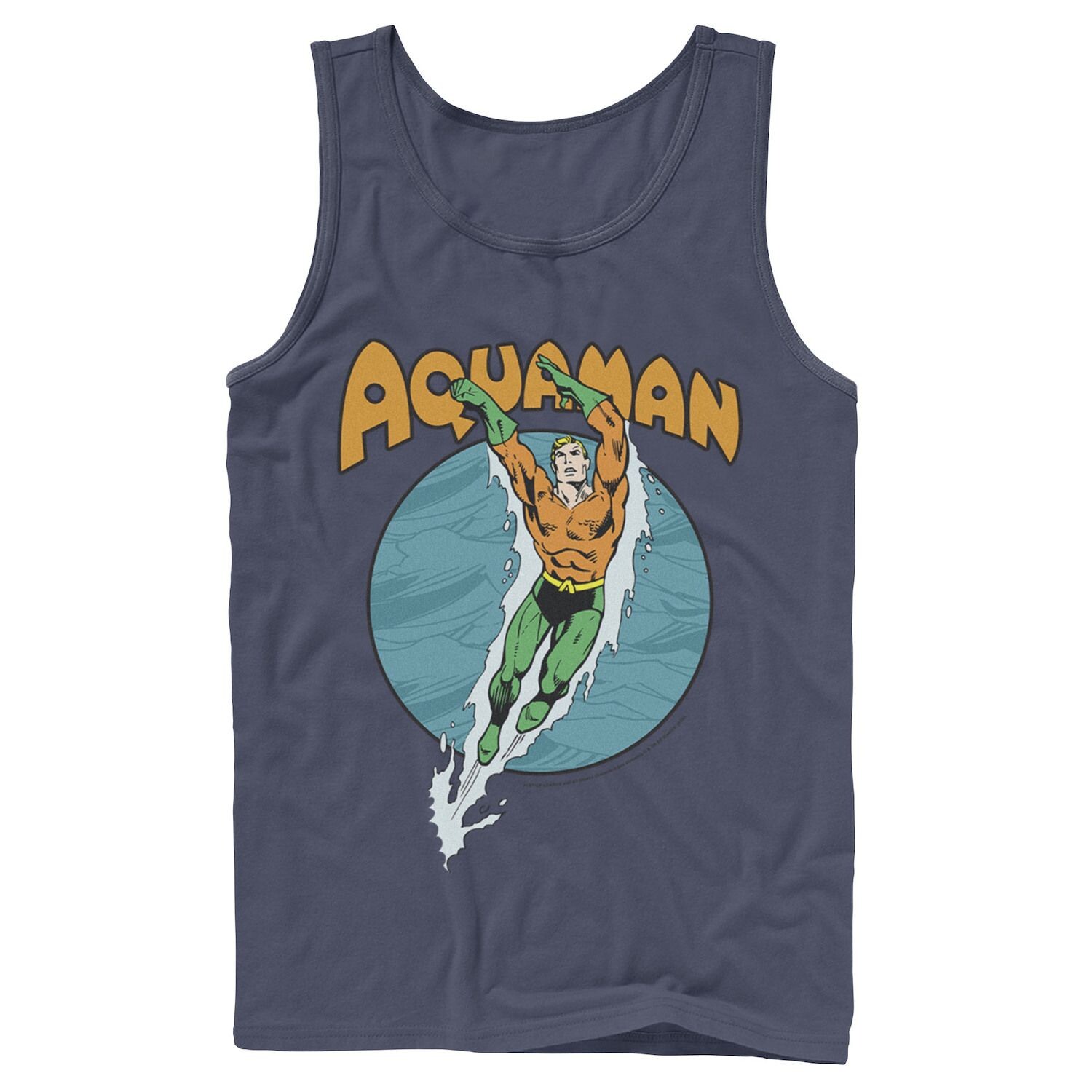 

Мужская майка для плавания и танцев DC Comics Aquaman Licensed Character