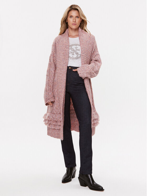 

Кардиган стандартного кроя Guess, розовый