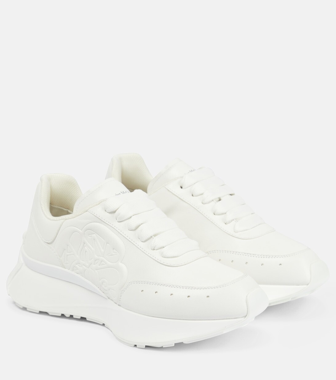 

Кеды Sprint из кожи Alexander McQueen, белый