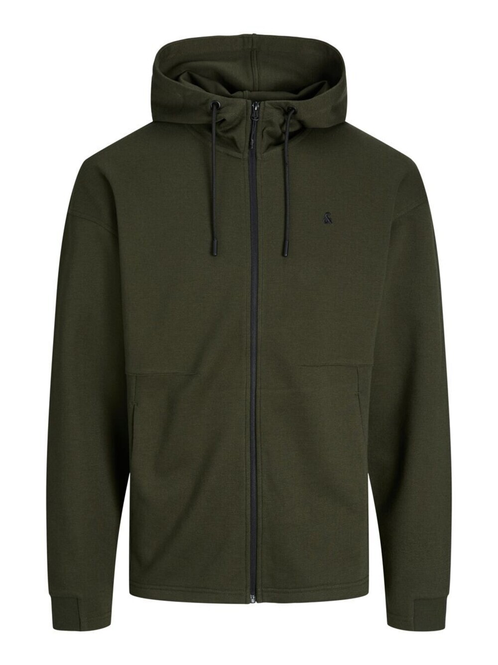 

Толстовка на молнии JACK & JONES, зеленый