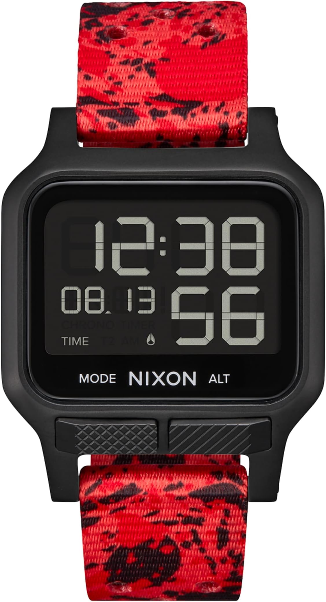Часы Heat Nixon, цвет Black/Red