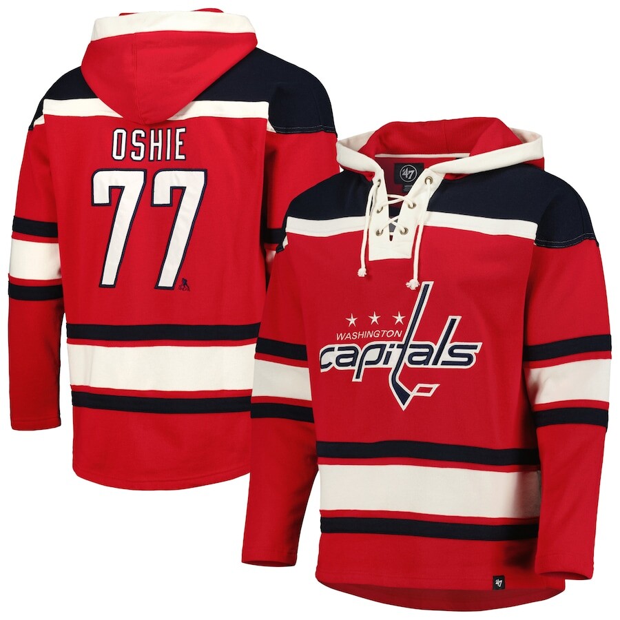 

Пуловер с капюшоном 47 Washington Capitals, красный