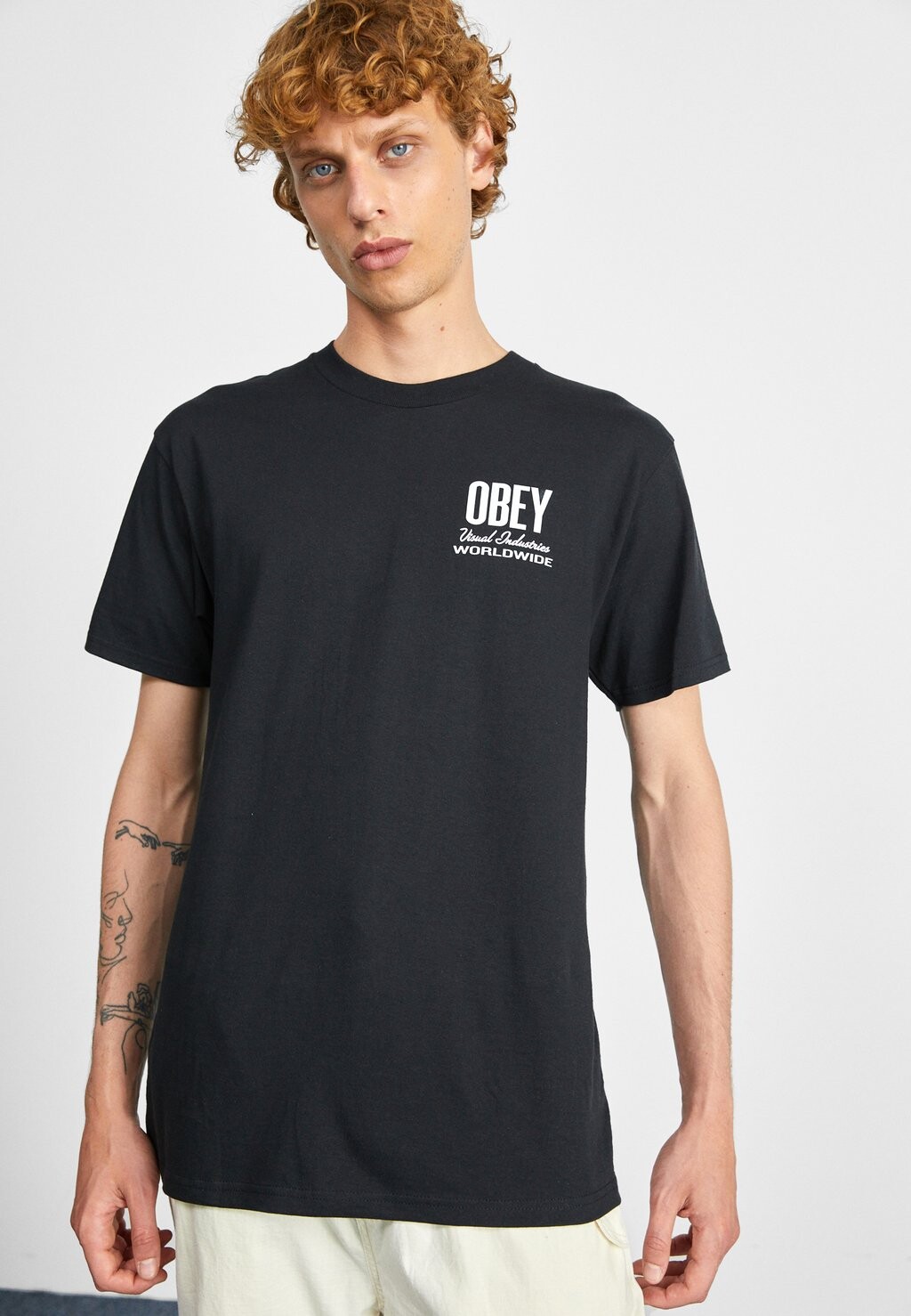 

Футболка с принтом Obey Clothing, черный