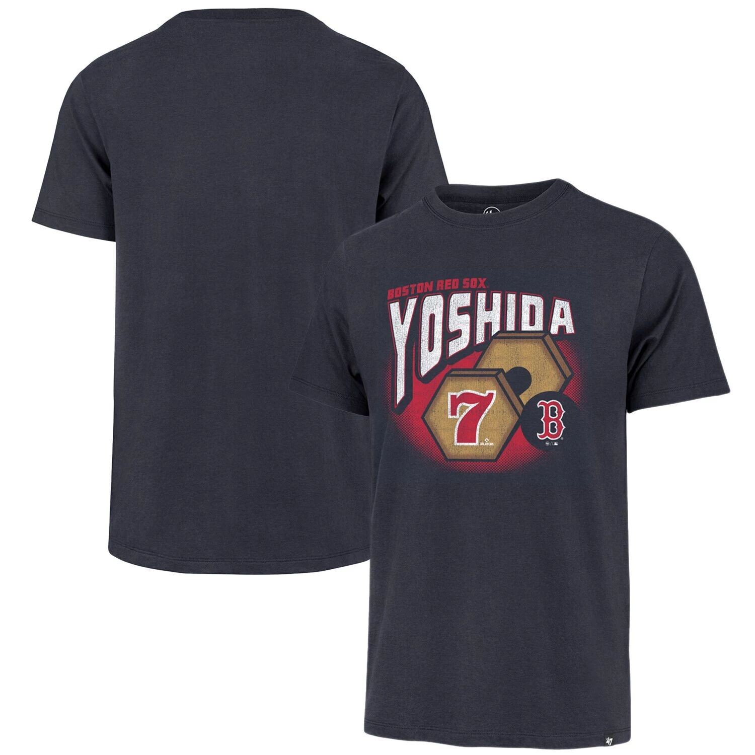 

Мужская футболка '47 Masataka Yoshida Navy Boston Red Sox HR Celebration