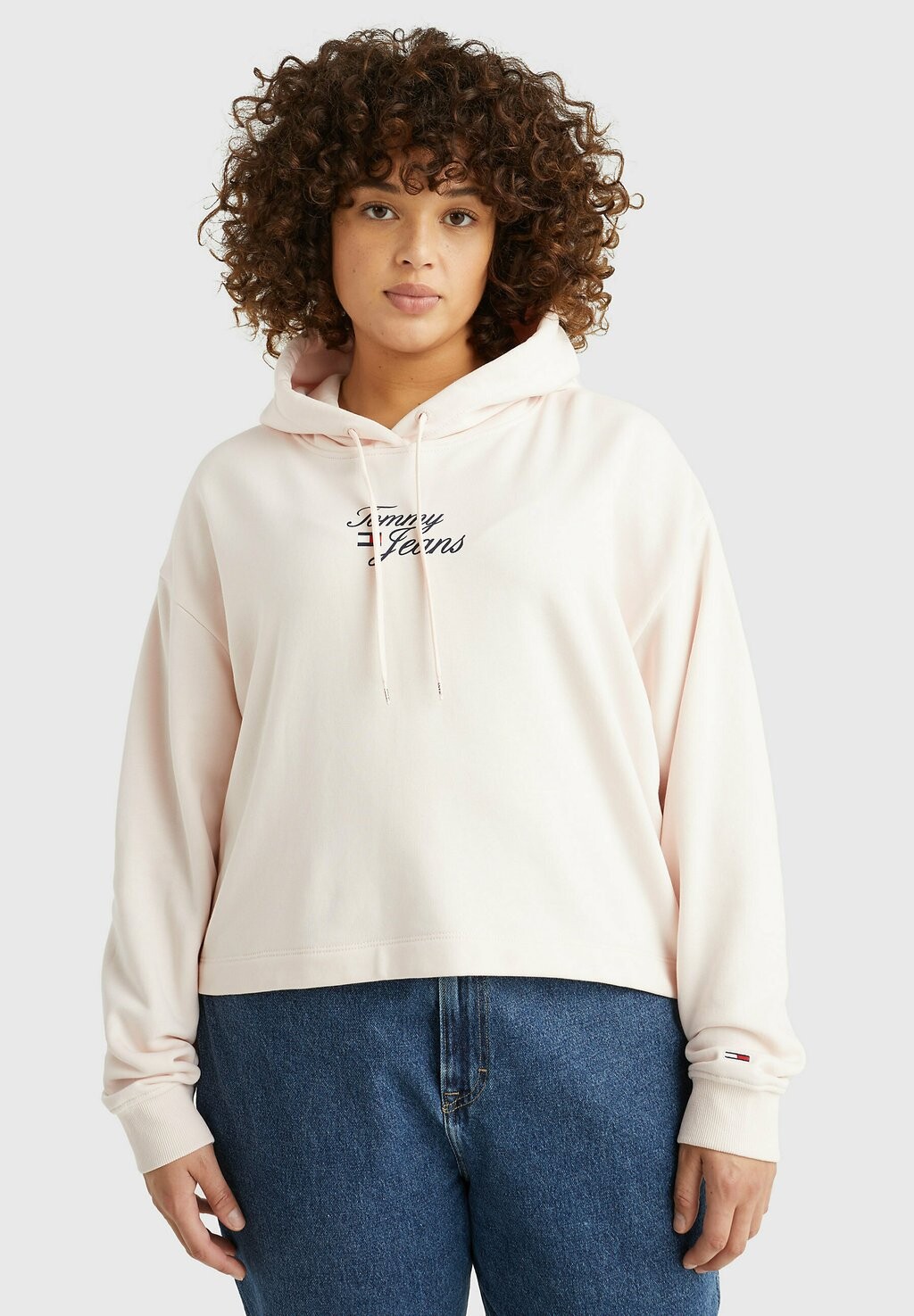 

Толстовка с капюшоном Tommy Jeans by Tommy Hilfiger, розовый