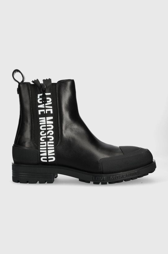 

Кожаные ботинки челси Love Moschino, черный