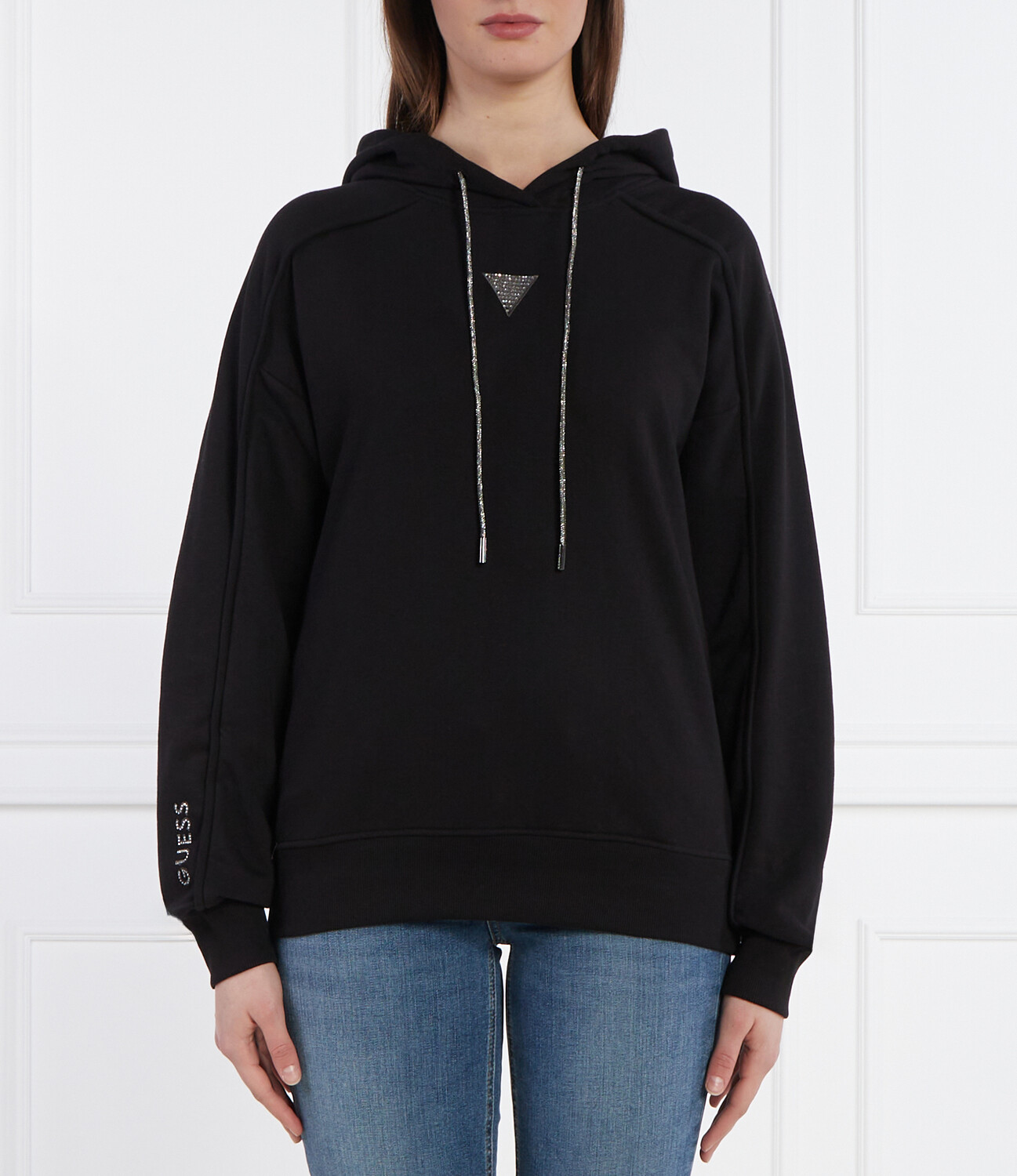 

Толстовка GUESS Regular Fit, черный