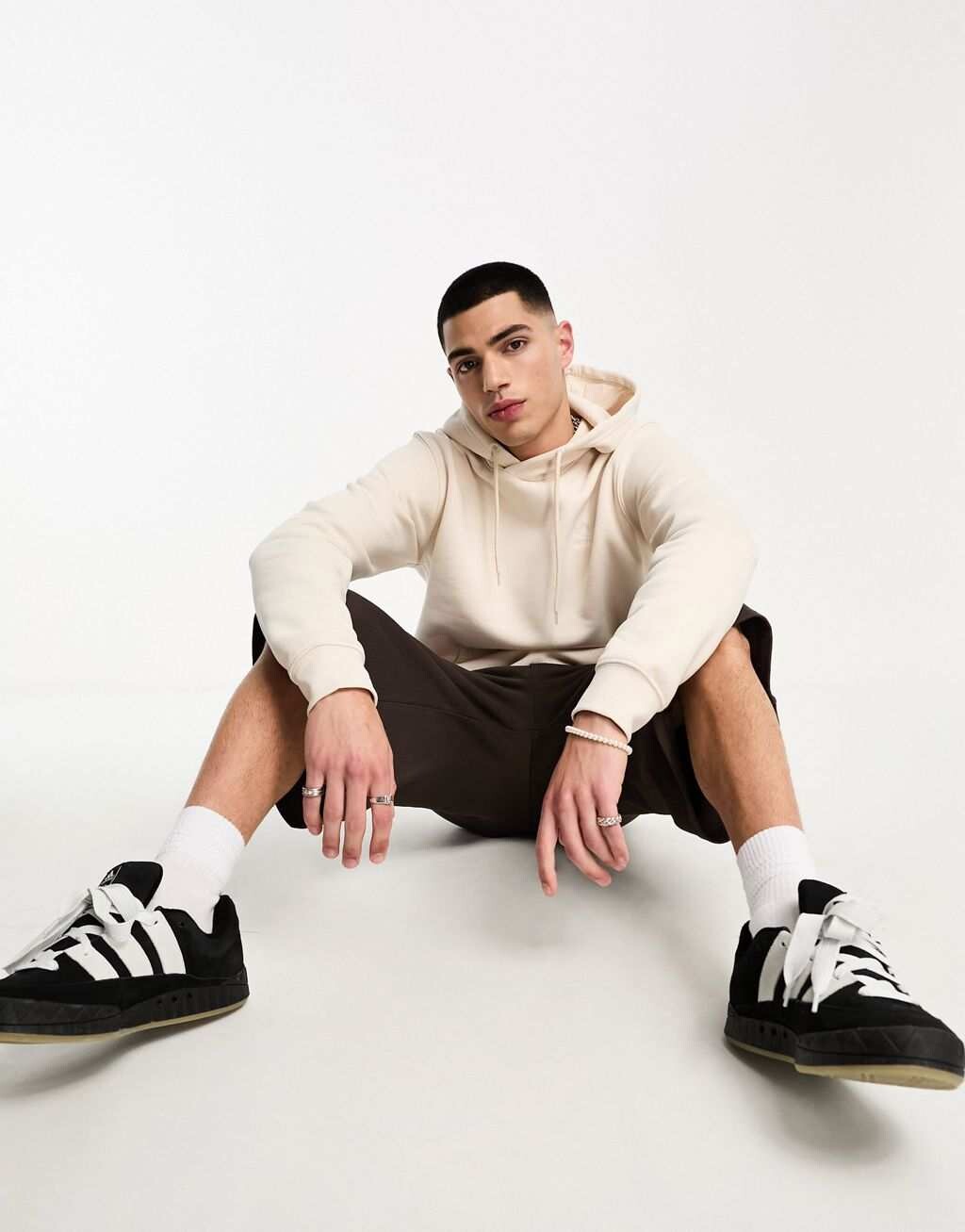 

Белая худи adidas Originals Trefoil Essentials, Белый