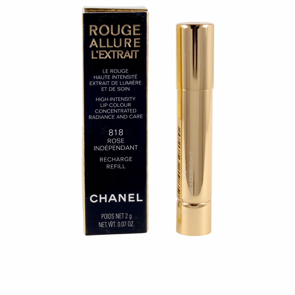Губная помада Rouge allure l’extrait lipstick recharge Chanel, 1 шт, rose independant-818 насыщенная помада для губ chanel rouge allure 3 5
