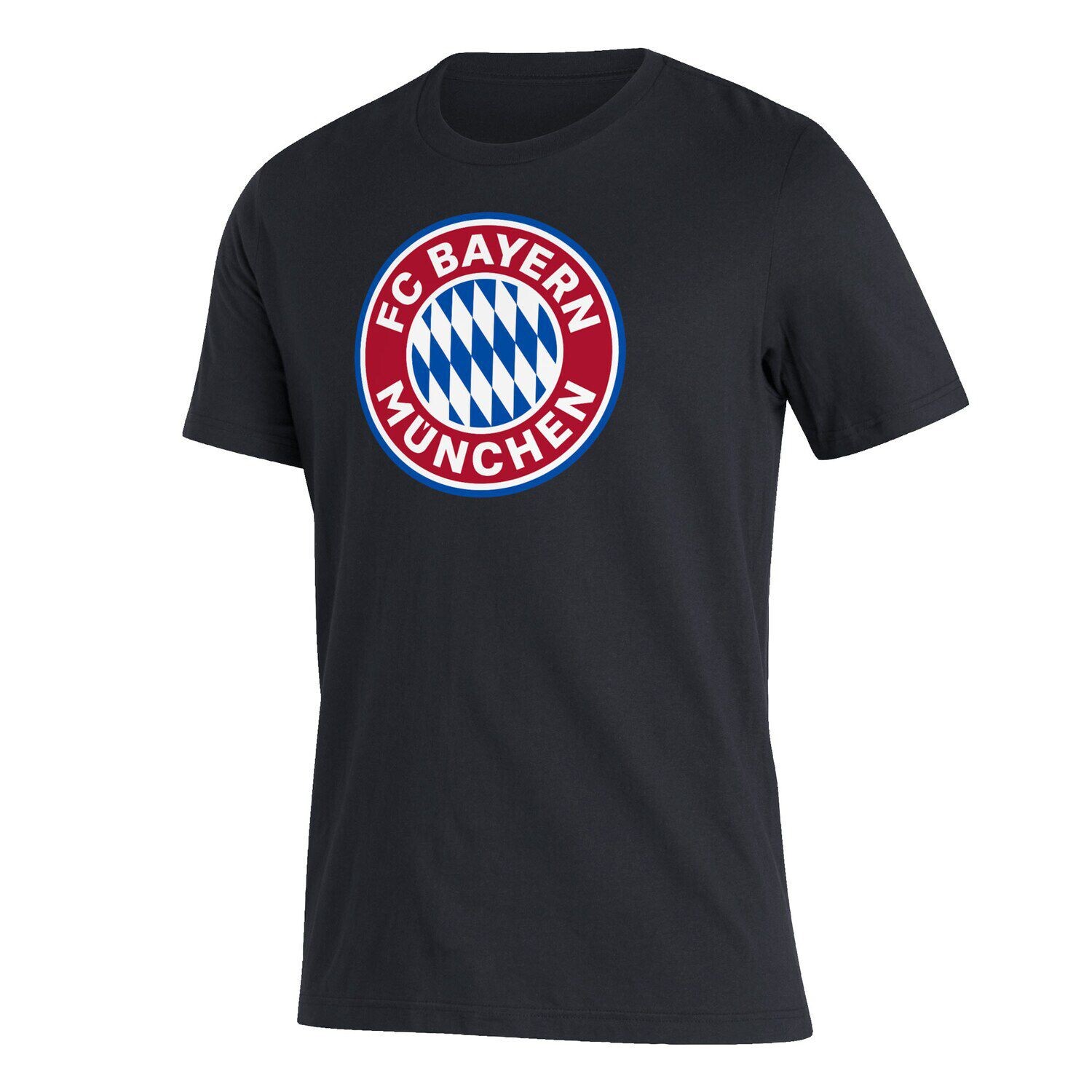 

Мужская черная футболка с тремя полосками adidas Bayern Мюнхен, Черный