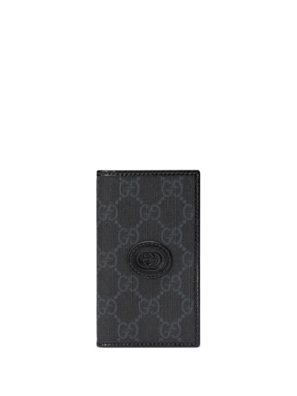 

Gucci картхолдер с логотипом Interlocking G, черный