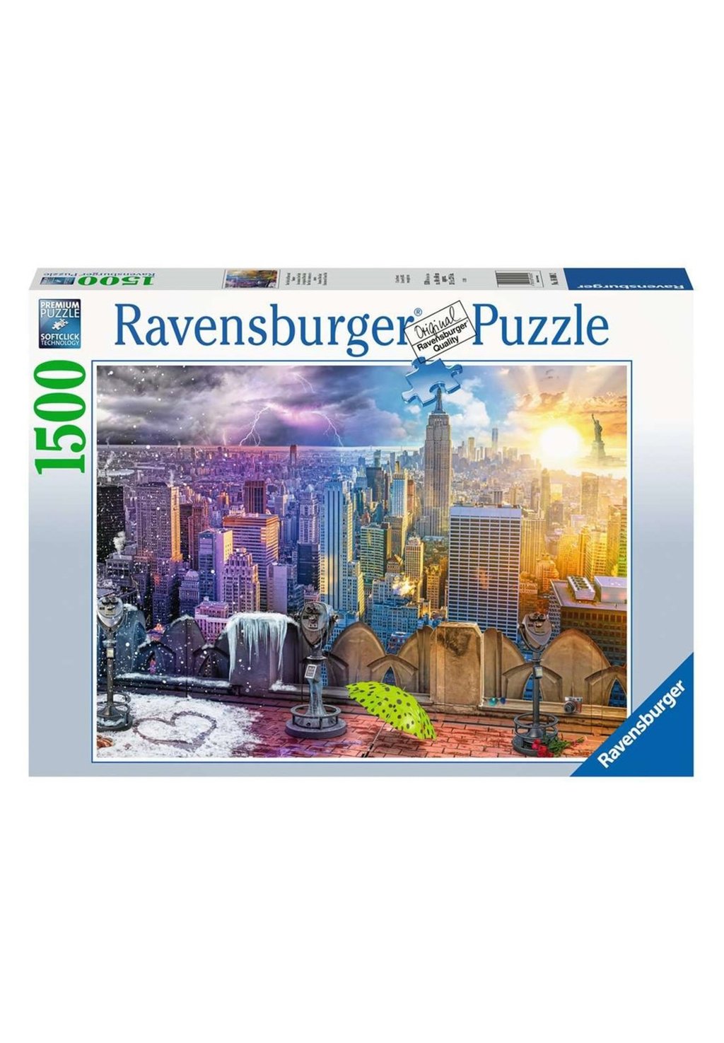 

Пазл NEW YORK IM WINTER UND SOMMER Ravensburger, цвет multi coloured