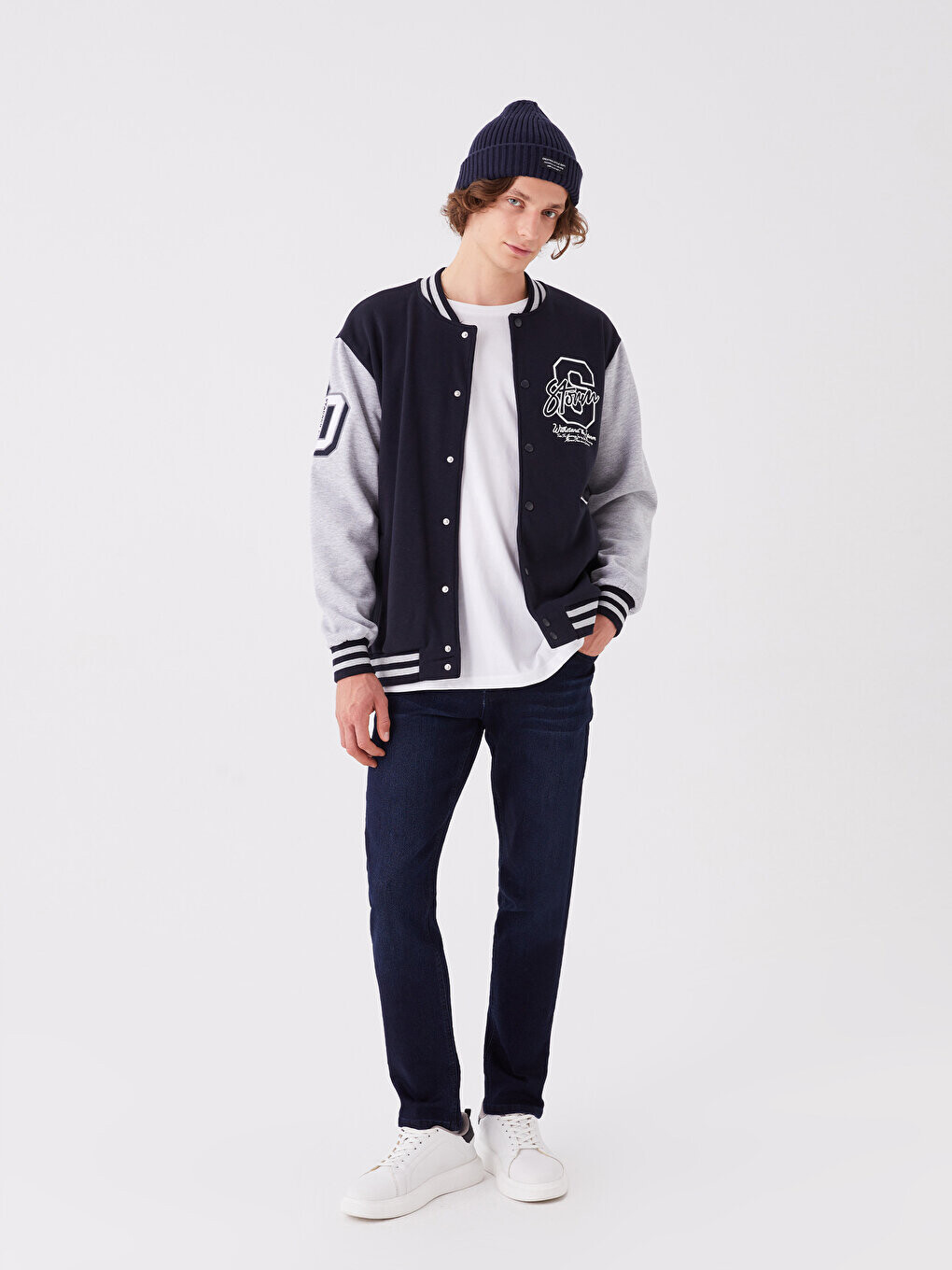 

Мужские джинсовые брюки 750 Slim Fit LCW ECO, глубокое темное родео