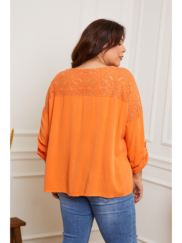 

Блуза Plus Size Company Montana, оранжевый