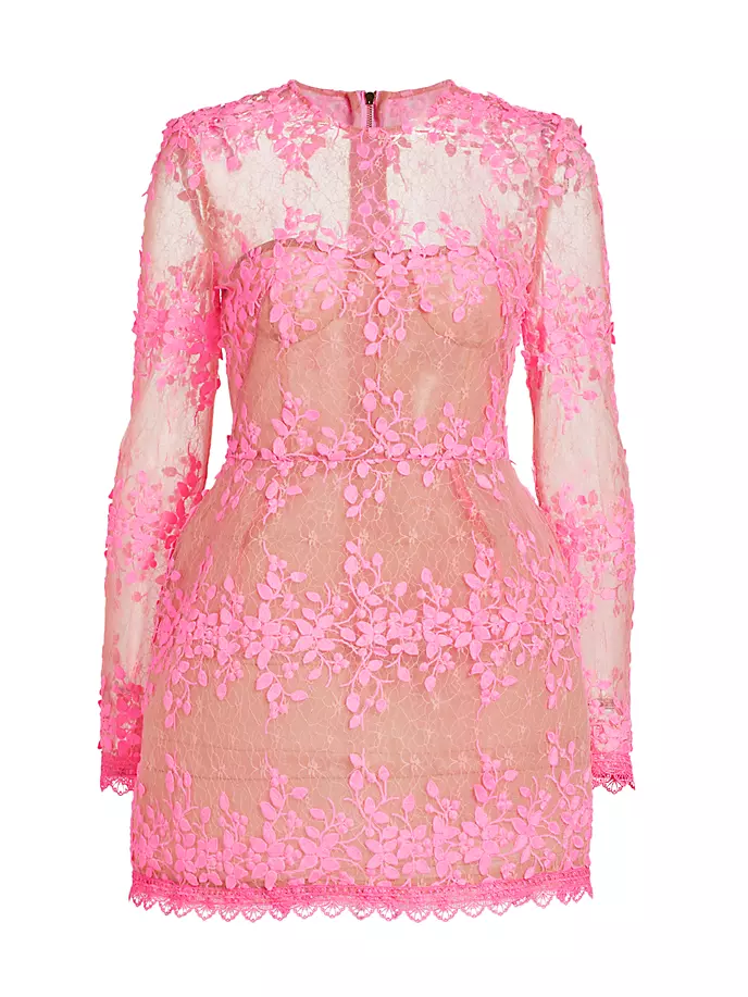 

Мини-платье Masey Baby с цветочной вышивкой Bronx And Banco, цвет baby pink