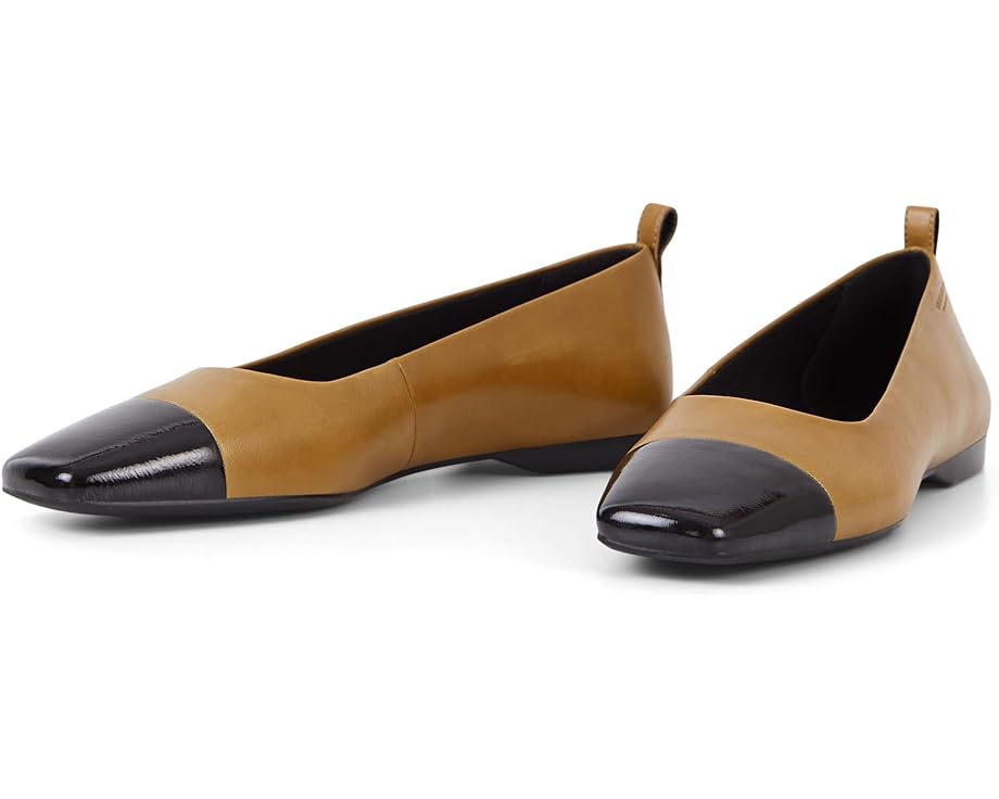 Туфли на плоской подошве Vagabond Shoemakers Delia Leather Toe Cap Flats, цвет Amber Green